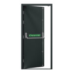 Steel Hinged Emergency Exit Door Sets - Anthracite Grey